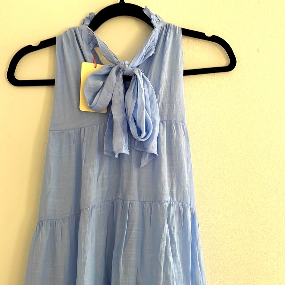 NWT Red Dress Boutique Light Blue Maxi Dress Sz Small - Picture 3 of 4